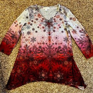 Women’s Christopher Banks 3/4 length sleeves, size small.